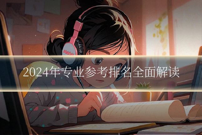 2024年专业参考排名全面解读