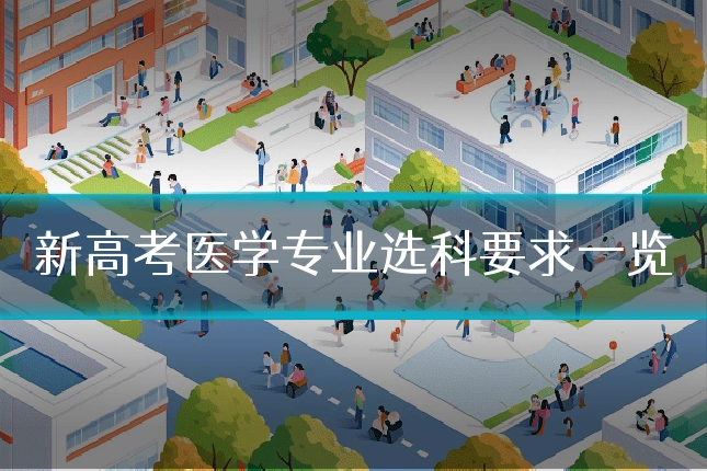 新高考医学专业选科要求一览