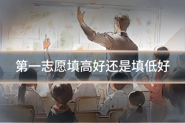 第一志愿填高好还是填低好
