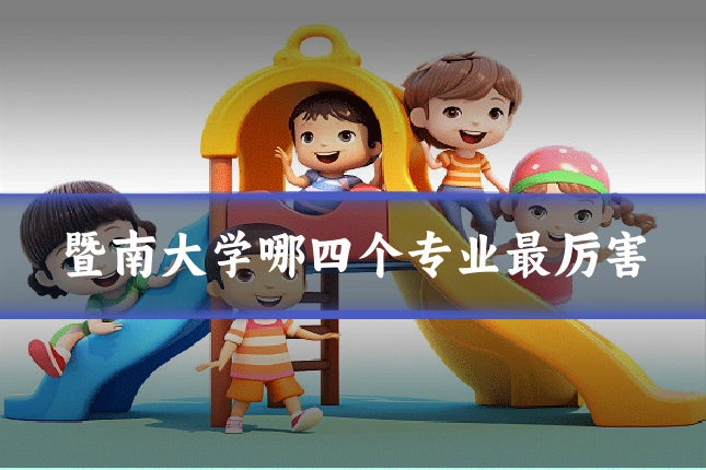 暨南大学哪四个专业最厉害