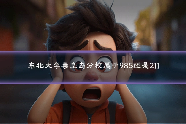 东北大学秦皇岛分校属于985还是211