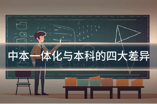 中本一体化与本科的四大差异