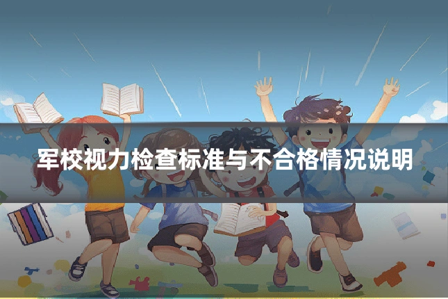 军校视力检查标准与不合格情况说明