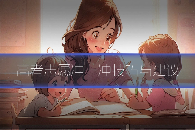 高考志愿冲一冲技巧与建议