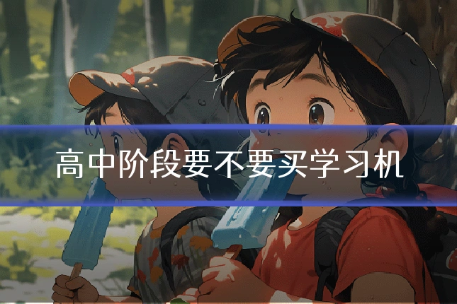 高中阶段要不要买学习机