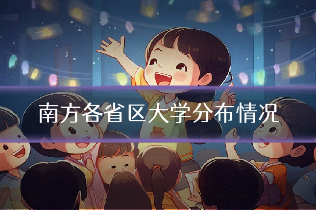 南方各省区大学分布情况