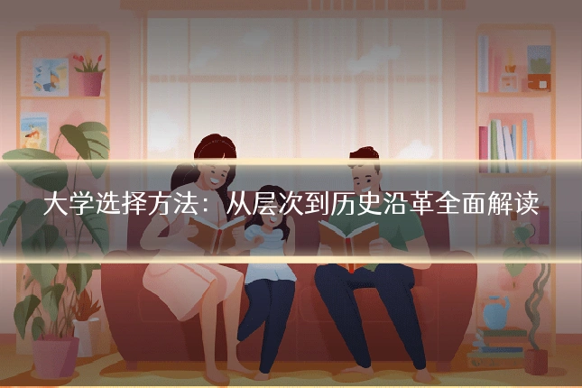 大学选择方法:从层次到历史沿革全面解读