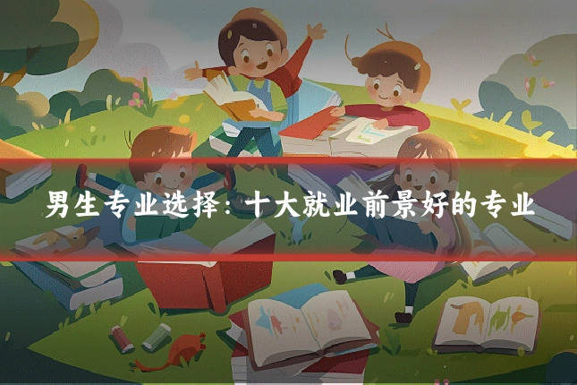 男生专业选择:十大就业前景好的专业