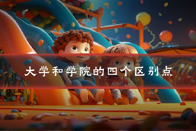 大学和学院的四个区别点