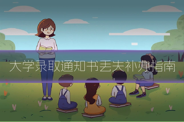 大学录取通知书丢失补办指南