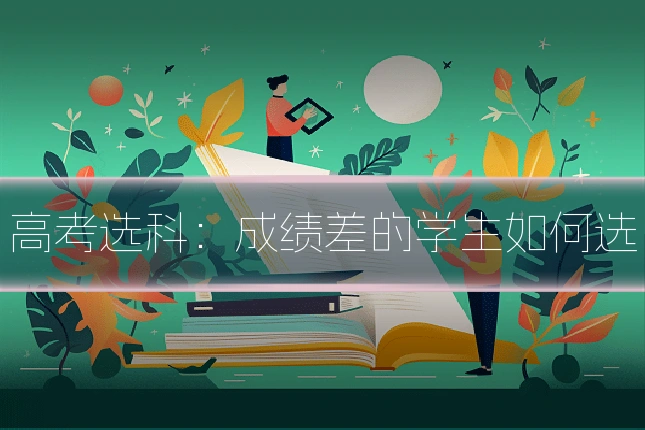 高考选科:成绩差的学生如何选