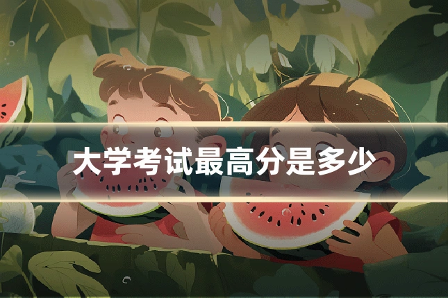 大学考试最高分是多少