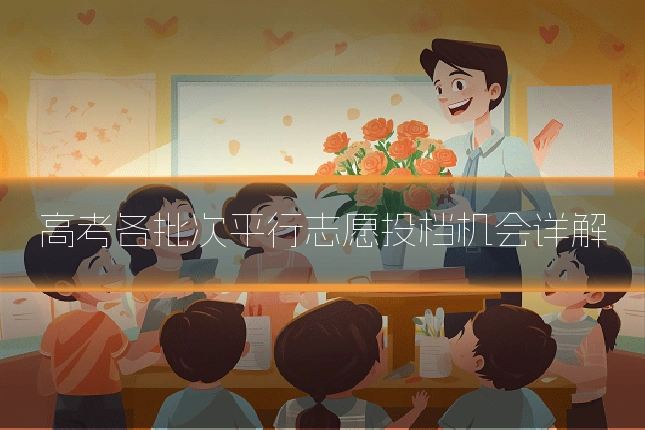 高考各批次平行志愿投档机会详解