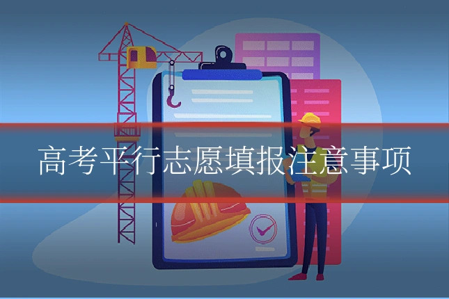 高考平行志愿填报注意事项
