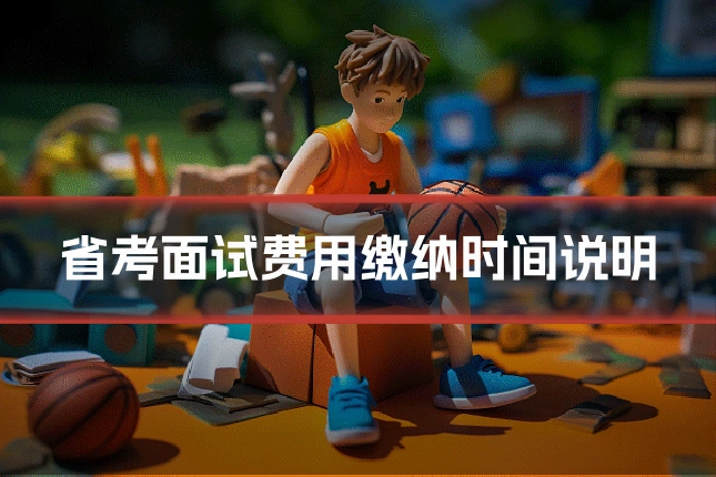 省考面试费用缴纳时间说明