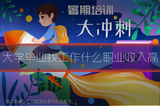 大学毕业找工作什么职业收入高