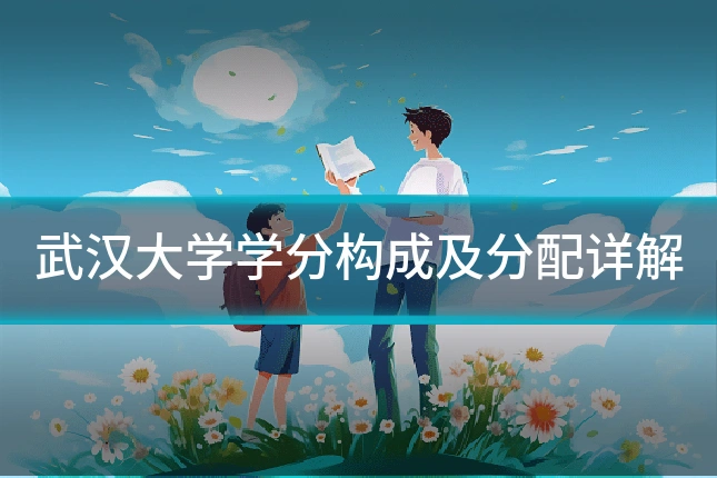 武汉大学学分构成及分配详解