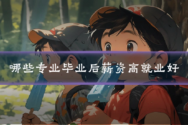 哪些专业毕业后薪资高就业好