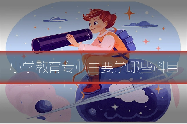 小学教育专业主要学哪些科目