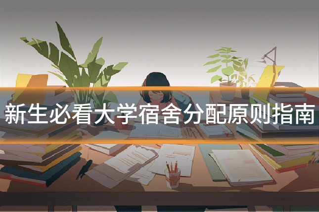 新生必看大学宿舍分配原则指南