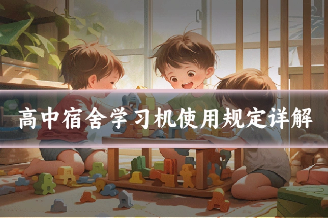 高中宿舍学习机使用规定详解