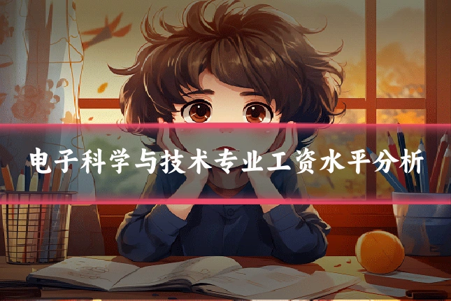 电子科学与技术专业工资水平分析