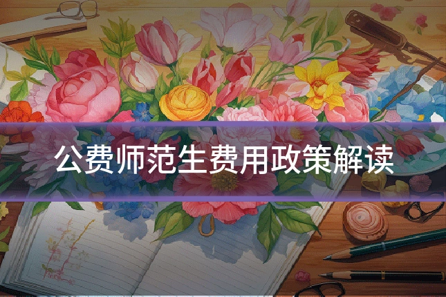 公费师范生费用政策解读