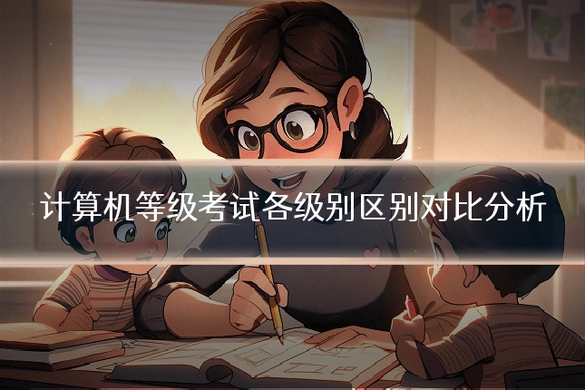 计算机等级考试各级别区别对比分析