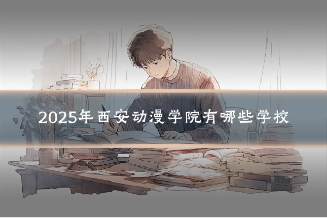 2025年西安动漫学院有哪些学校