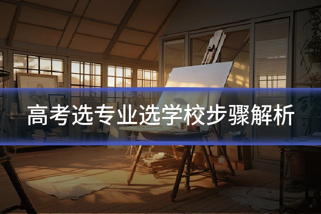 高考选专业选学校步骤解析