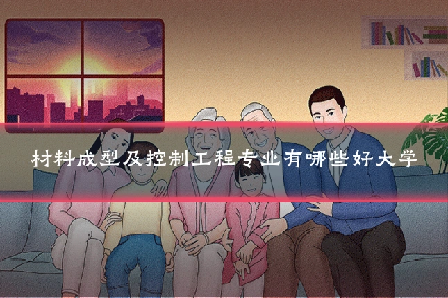 材料成型及控制工程专业有哪些好大学