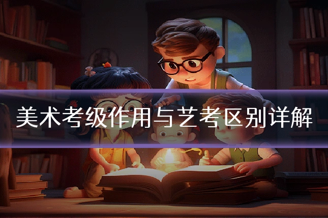 美术考级作用与艺考区别详解
