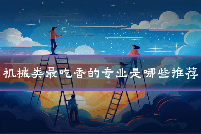 机械类最吃香的专业是哪些推荐
