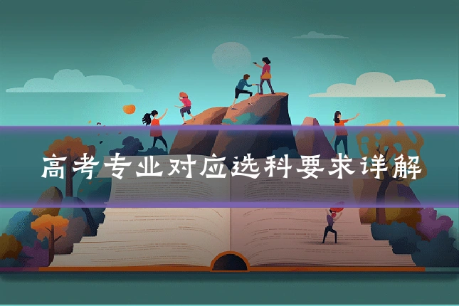 高考专业对应选科要求详解