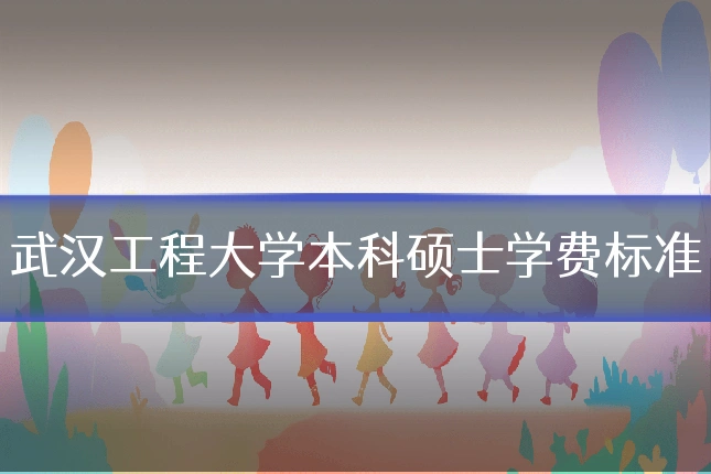 武汉工程大学本科硕士学费标准