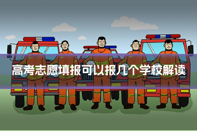 高考志愿填报可以报几个学校解读
