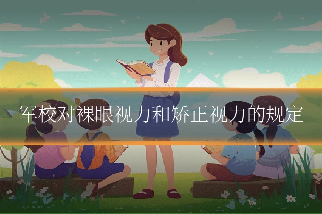 军校对裸眼视力和矫正视力的规定