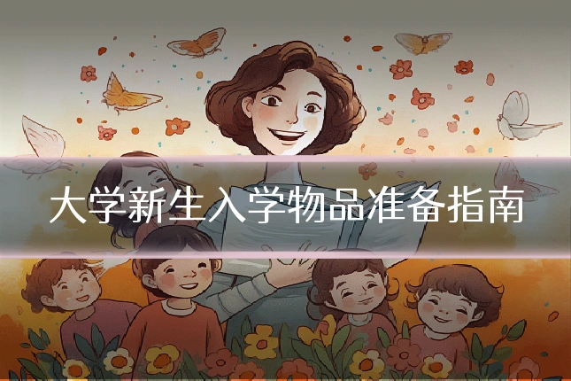 大学新生入学物品准备指南