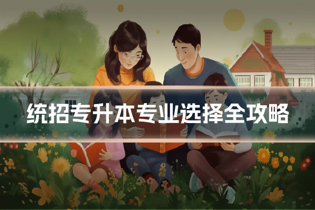 统招专升本专业选择全攻略
