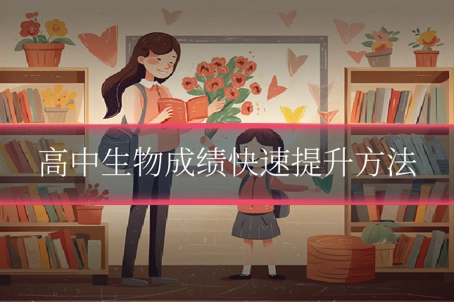 高中生物成绩快速提升方法