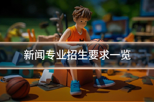 新闻专业招生要求一览