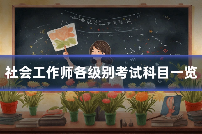 社会工作师各级别考试科目一览