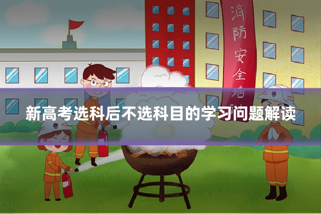 新高考选科后不选科目的学习问题解读