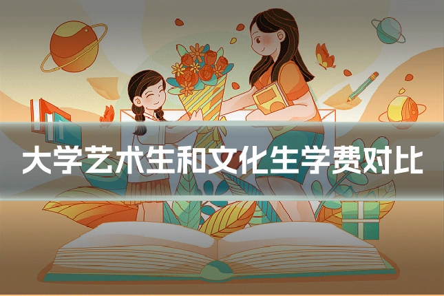 大学艺术生和文化生学费对比