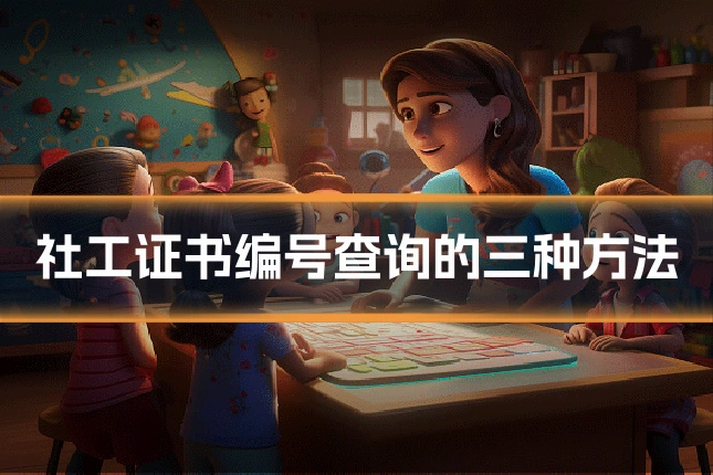 社工证书编号查询的三种方法