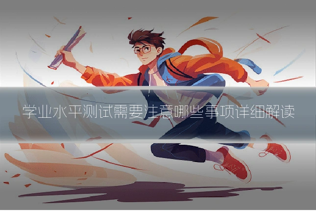 学业水平测试需要注意哪些事项详细解读