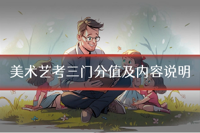 美术艺考三门分值及内容说明