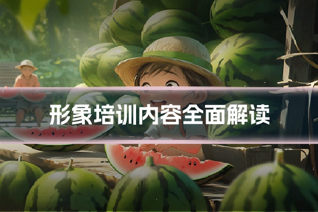 形象培训内容全面解读