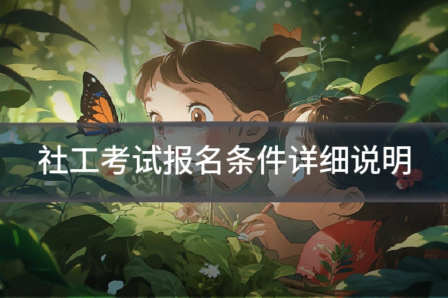 社工考试报名条件详细说明