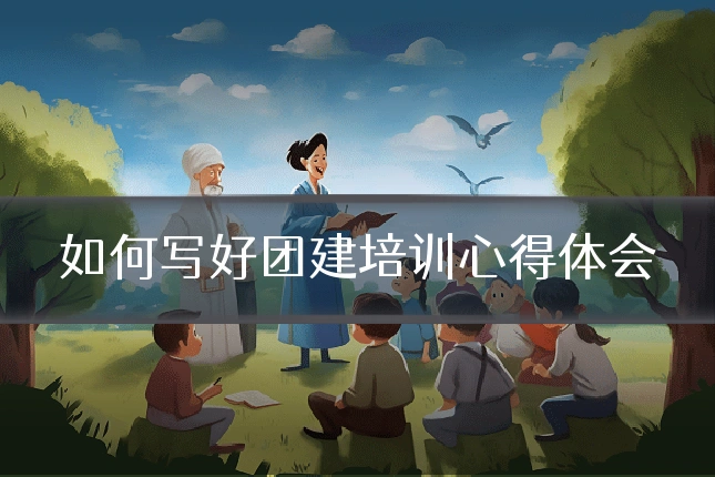 如何写好团建培训心得体会